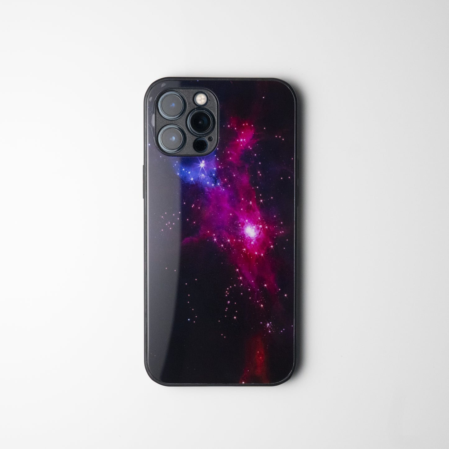 Space glass iPhone case